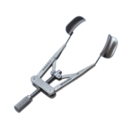 Lieberman Speculum, Adult, Adjustable Mechanism, Angled Upward Towards The Bridge The Nose, 14mm Solid Blades, Overall Length 3" (76mm) 